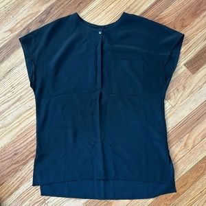 Madewell 100% Silk Catchpoint Tee